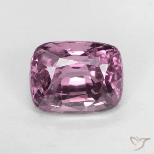 1.66ct Natural Púrpura oscuro Espinela, Forma Cojín, VS