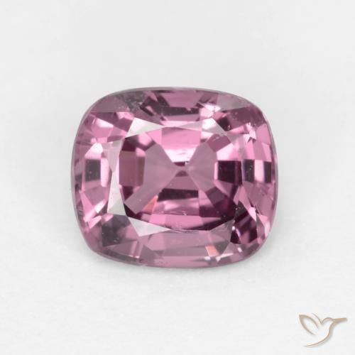 0.83ct Natural Púrpura medio Espinela, Forma Cojín, VS