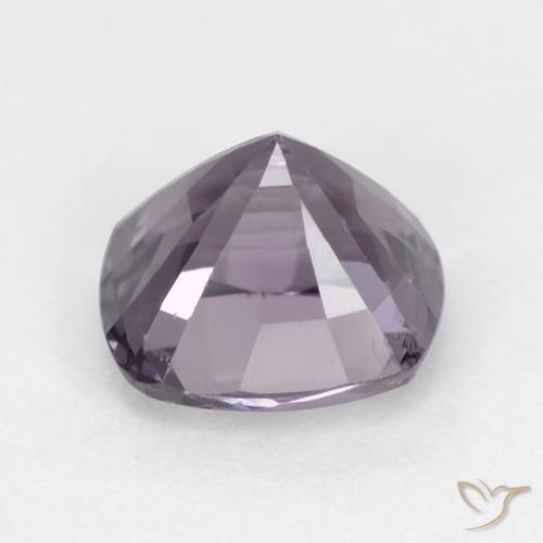 Espinela Violeta grisáceo natural de 1.38 ct, Forma Cojín, VS
