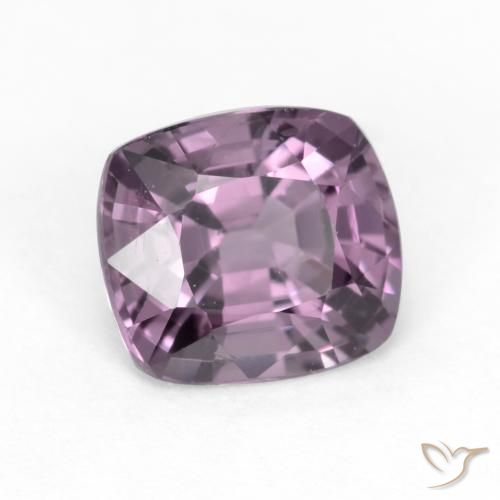 Espinela Púrpura uva claro natural de 1.34 ct, Forma Cojín, VS