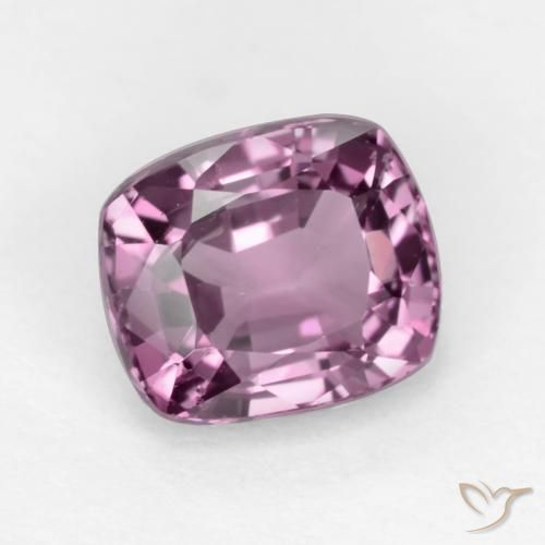 Espinela Púrpura claro natural de 1.06 ct, Forma Cojín, VS