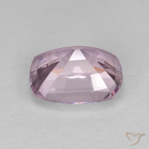 Espinela Púrpura rosáceo muy claro natural de 1.13 ct, Forma Cojín, VS
