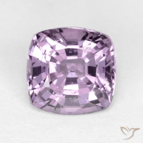 1.22ct Natural Púrpura uva muy claro espinela, Forma Cojín, VS
