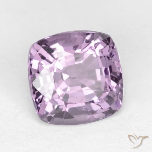 Espinela Púrpura uva muy claro natural de 1.22 ct, Forma Cojín, VS