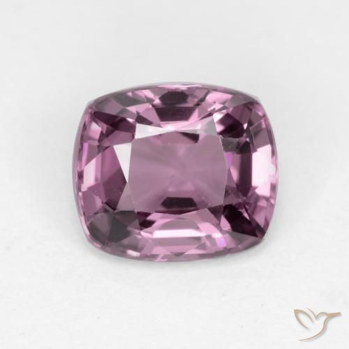 Espinela Púrpura oscuro natural de 1.16 ct, Corte Cojín, VS