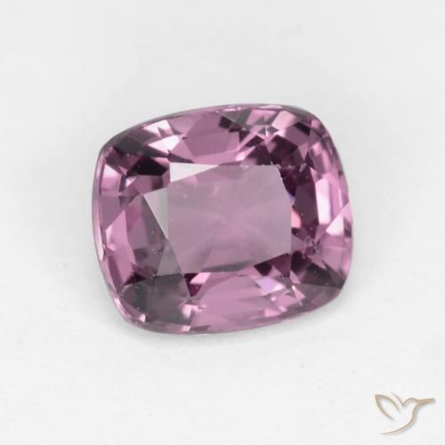 Espinela Púrpura oscuro natural de 1.16 ct, Corte Cojín, VS