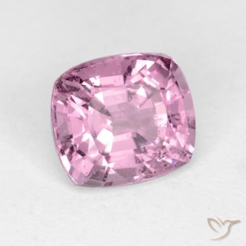 Espinela Rosado púrpura natural de 1.29 ct, Forma Cojín, VS-SI