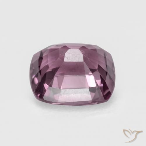 Espinela Púrpura medio natural de 1.24 ct, Forma Cojín, VS