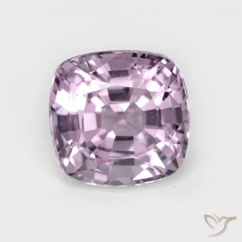 1.33ct Natural Púrpura muy claro espinela, Forma Cojín, VS