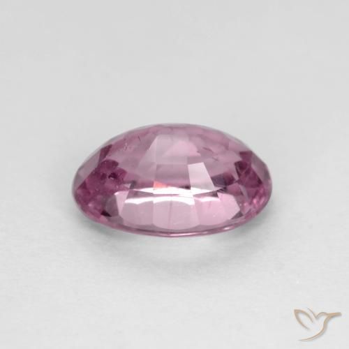 Espinela Púrpura rojizo claro natural de 0.59 ct, Ovalada, VS