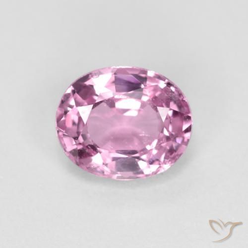 0.62ct Natural Púrpura claro espinela, Ovalada, VS-SI