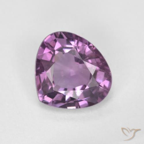 0.68ct Natural Púrpura oscuro Espinela, En forma de pera, VS