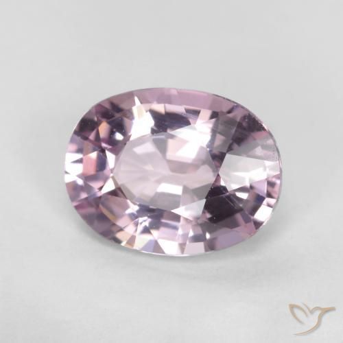 Espinela Violeta claro natural de 1.11 ct, Ovalada, VVS-VS
