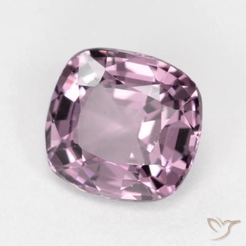 Espinela Púrpura medio natural de 1.13 ct, Forma Cojín, VVS-VS
