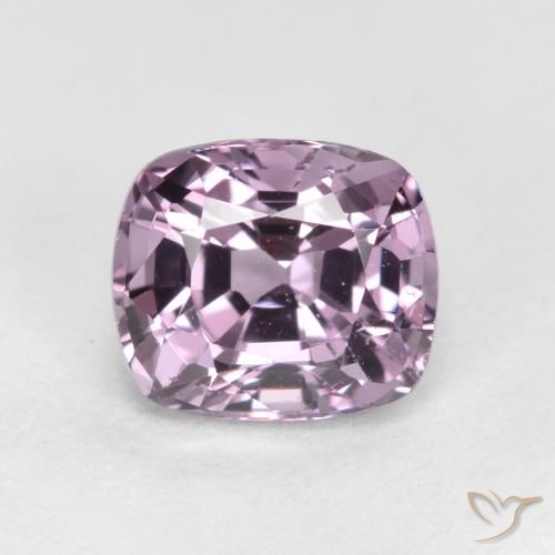 1.45ct Natural Púrpura rosáceo claro Espinela, Forma Cojín, VS