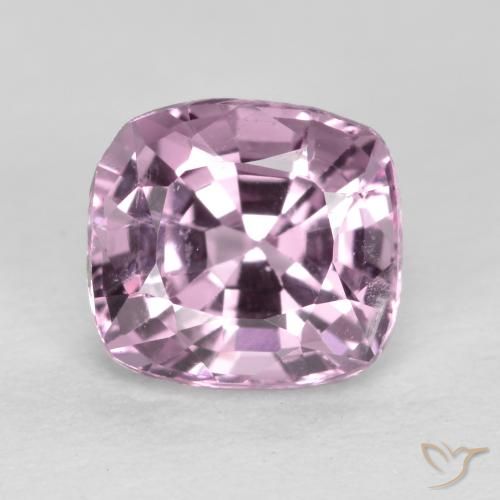 1.20ct Natural Púrpura violeta rosáceo Espinela, Forma Cojín, VS