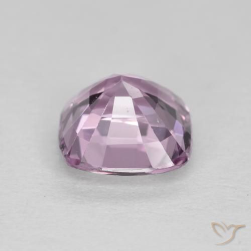 Espinela Púrpura rosáceo muy claro natural de 1.27 ct, Forma Cojín, VS