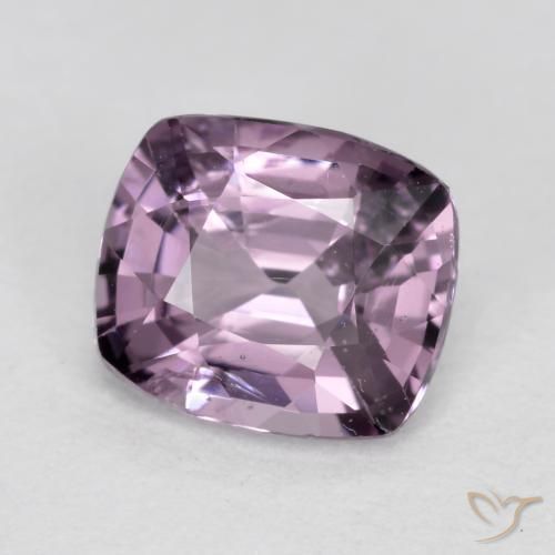 Espinela Púrpura gris natural de 1.03 ct, Forma Cojín, VS