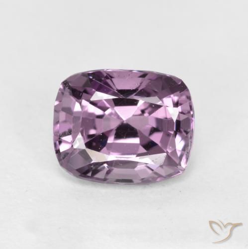 1.11ct Natural Púrpura claro Espinela, Forma Cojín, VVS-VS