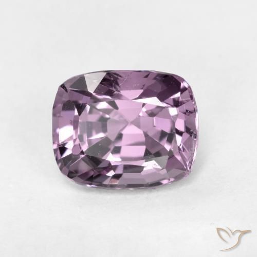 Espinela Púrpura claro natural de 1.11 ct, Forma Cojín, VVS-VS