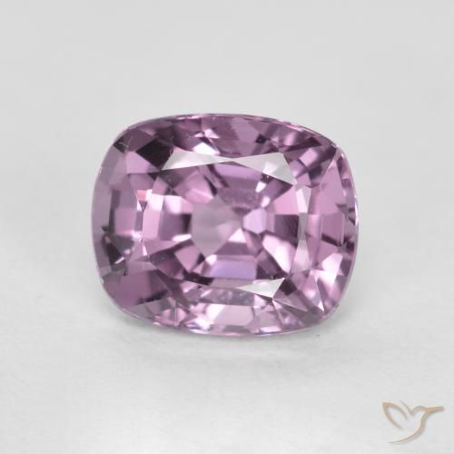1.26ct Natural Púrpura medio Espinela, Forma Cojín, VVS-VS