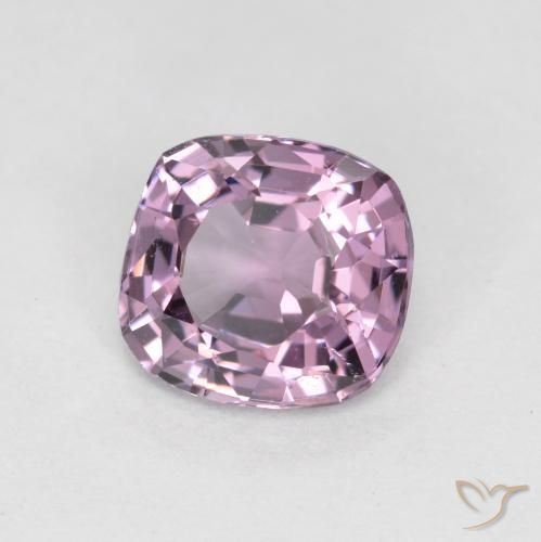 Espinela Violeta grisáceo natural de 1.09 ct, Forma Cojín, VVS-VS