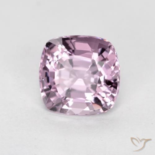 Espinela Púrpura claro natural de 1.17 ct, Forma Cojín, VVS-VS