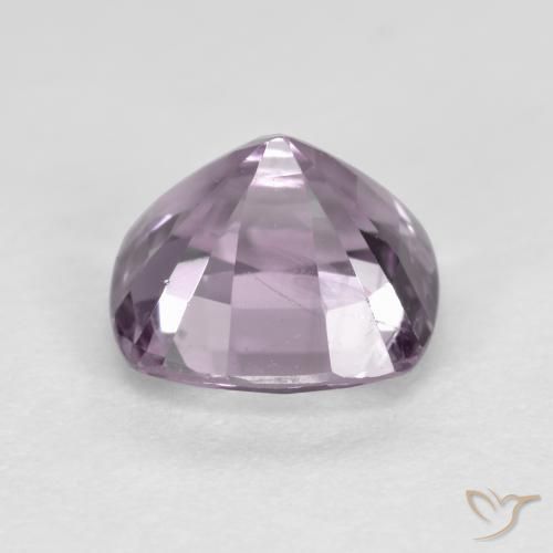 Espinela Violeta grisáceo natural de 1.35 ct, Forma Cojín, VS