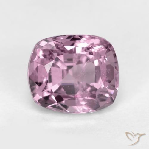 1.35ct Natural Púrpura medio Espinela, Forma Cojín, VS