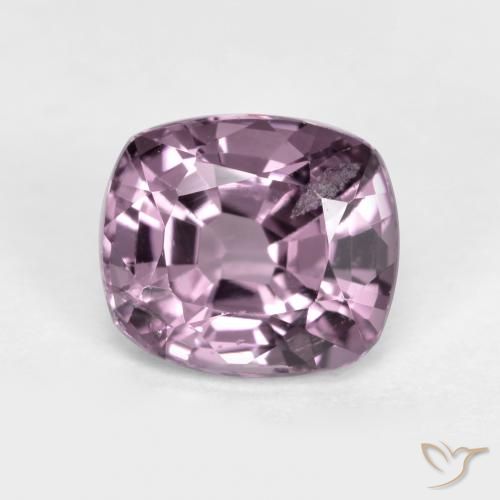 1.30ct Natural Tono malva intenso espinela, Forma Cojín, VS-SI, Photo A