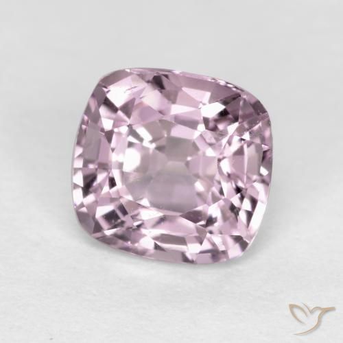 Espinela Púrpura muy claro natural de 1.24 ct, Forma Cojín, VS