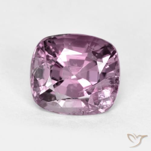 1.17ct Natural Malva intenso Espinela, Forma Cojín, VS-SI