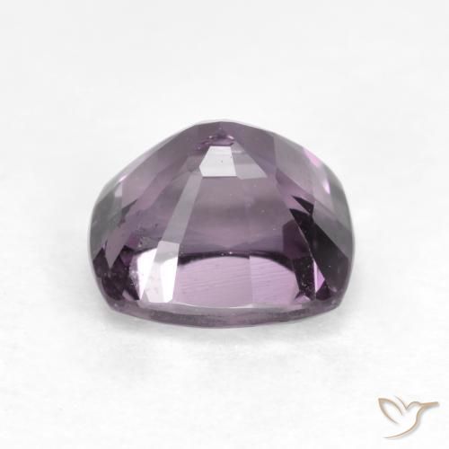 Espinela Púrpura gris natural de 0.93 ct, Forma Cojín, VS