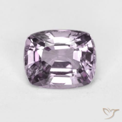 1.12ct Natural Púrpura gris Espinela, Forma Cojín, VS
