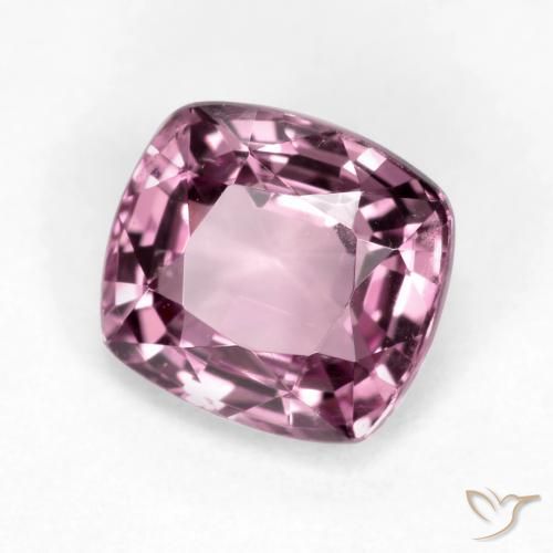 Espinela Lavanda intenso natural de 1.08 ct, Forma Cojín, VS