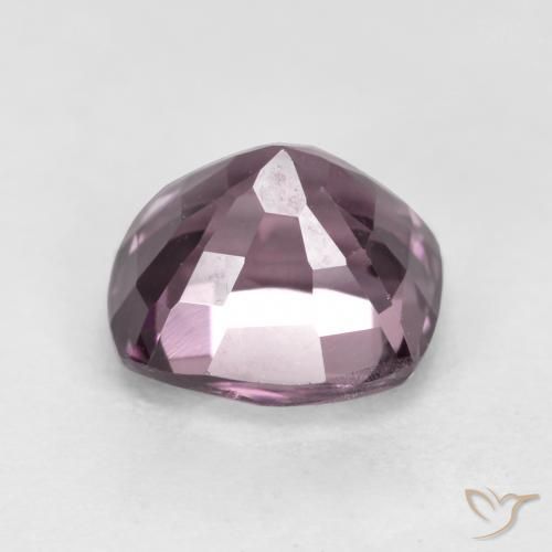Espinela Púrpura gris natural de 1.24 ct, Forma Cojín, VS
