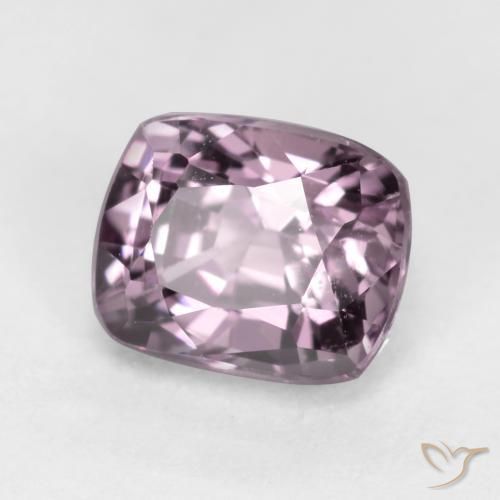 Espinela Púrpura gris natural de 0.79 ct, Forma Cojín, VS