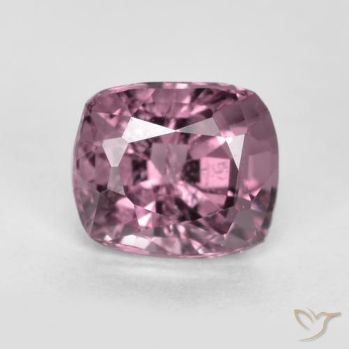 0.81ct Natural Púrpura oscuro medio espinela, Forma Cojín, VS, Photo A