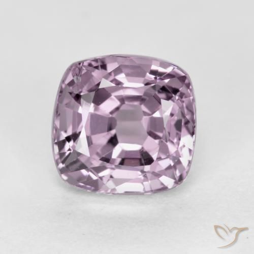 1.31ct Natural Púrpura rosáceo claro espinela, Forma Cojín, VS
