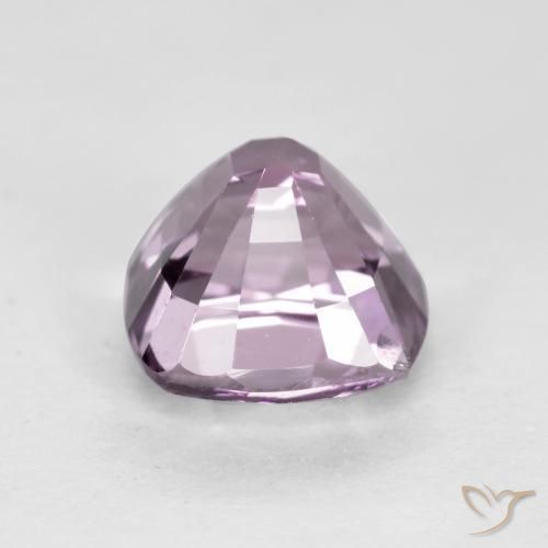 Espinela Púrpura rosáceo claro natural de 1.31 ct, Forma Cojín, VS