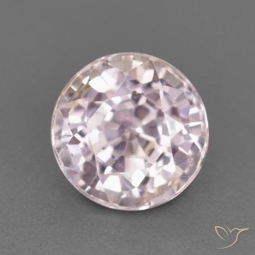 0.75ct Natural Rosado muy claro espinela, Redondo, VS-SI