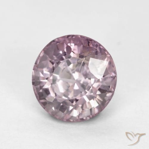 Espinela Púrpura medio natural de 0.68 ct, Redondo, VS-SI