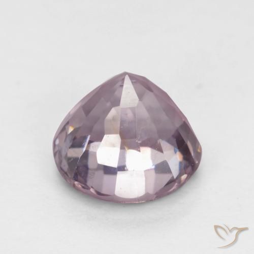 Espinela Púrpura medio natural de 0.68 ct, Redondo, VS-SI
