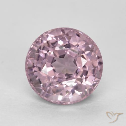 0.75ct Natural Púrpura rosado espinela, Redondo, VS-SI