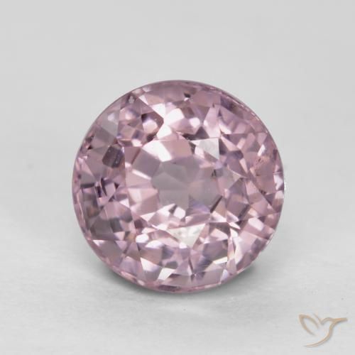 Espinela Púrpura rosado natural de 0.75 ct, Redondo, VS-SI
