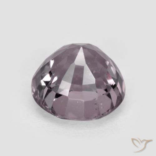 Espinela Púrpura grisáceo claro natural de 0.72 ct, Redondo, VS