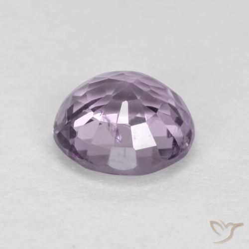 Espinela violeta natural de 0,53 ct, corte redondo, VS