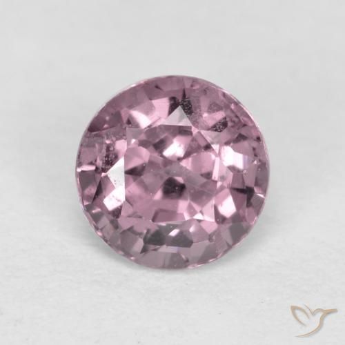 0.51ct Natural Púrpura medio Espinela, Redondo, VS
