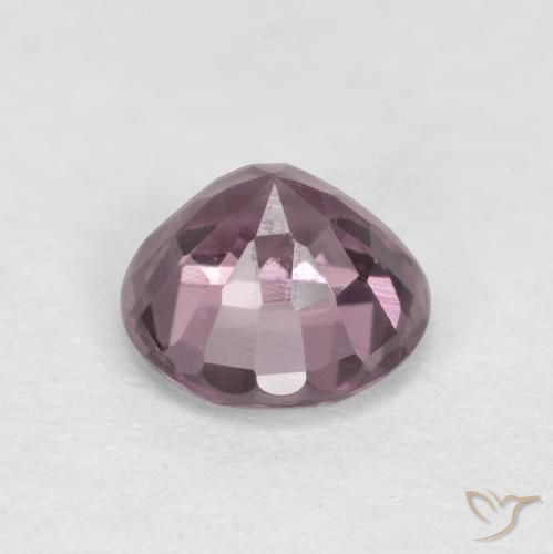 Espinela Púrpura medio natural de 0.51 ct, Redondo, VS