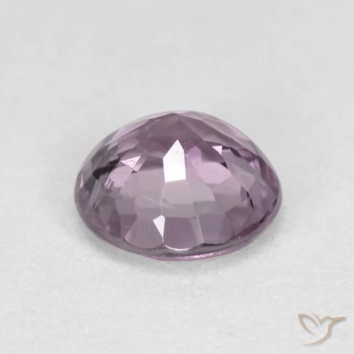 Espinela Púrpura claro natural de 0.60 ct, Redondo, VVS-VS